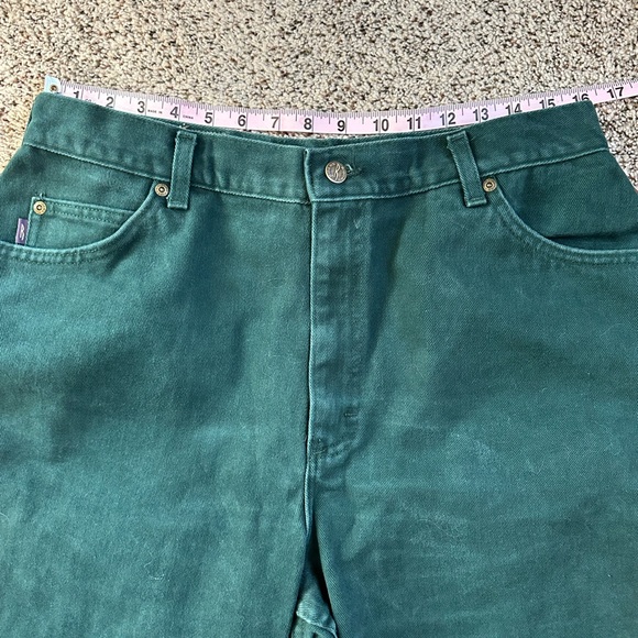 Riders by Lee vintage Dark Green Straight Leg Jeans, 100% cotton - Picture 5 of 8